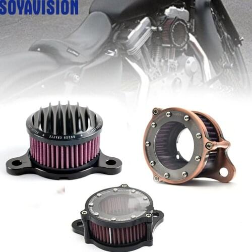 Motorcycle Air Cleaner Intake Filter System Aluminum For Harley Sportster 883 1200 1991-2021 Iron 883