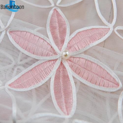 Top Fashion Sale Curtains Curtain High Quality Embroidery 3d Tulle For Bedroom Treatments Sheer For Living Room Mesh Yarn