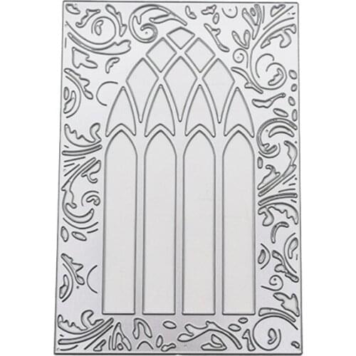 1PC Silver Cutting Dies 3D Metal Stencil Template for DIY Craft Handmade Embossing Scrapbooking DIY Card Crafts Making