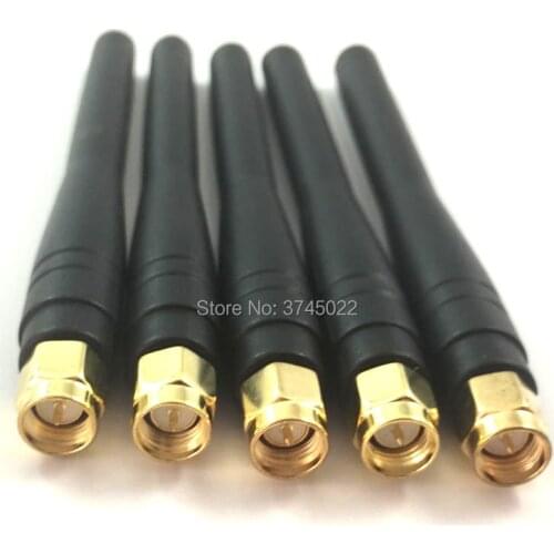 1pcs Wifi Antenna 2.4Ghz 3dbi With Sma Male Plug Straight 10cm for Wireless Signal Booster