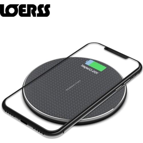 10W Fast Wireless Charger For iPhone 11 Samsung S10 Fast Charging Wireless Charging Pad for with Wireless Charging Mobile Phone