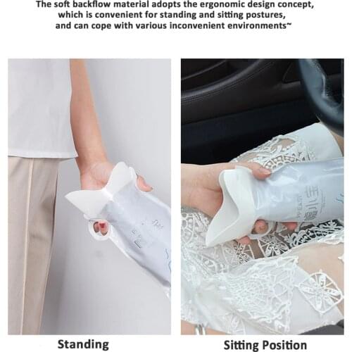 4pcs 700ml New Easy Take Piss Bags Travel Mini Mobile Toilet For Baby/Women/Men Vomit Bag Handy Unisex Using Outdoors Mini W.C