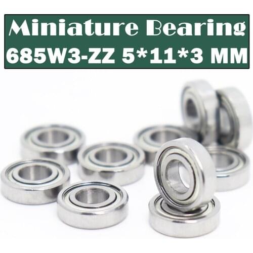 685ZZ W3 Bearing ABEC-1 ( 10 PCS ) 5*11*3 mm Miniature 685ZZ 685-2Z/W3 Ball Bearings