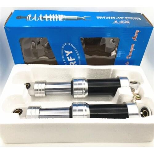 New 280mm 320mm 1 Pair motorcycle Rear Shock Absorber for Honda Yamaha suzuki kawasaki Scooter Black