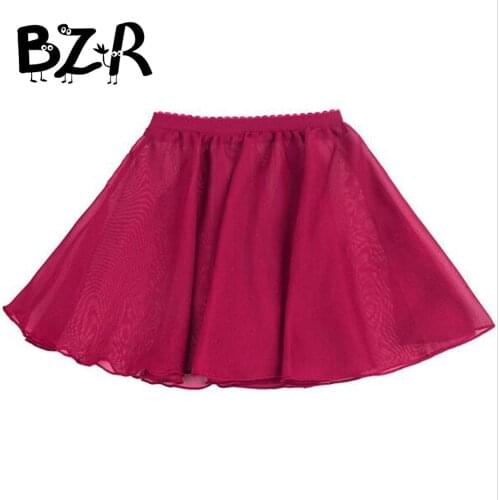 Ballet Tutu Skirt 90-150cm Colorful Summer Chiffon Short Skirt Pettiskirt Toddler Girls Skirts Kids Baby Ballet Dance Skirts