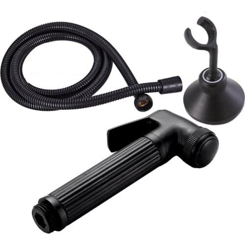 Oil Rubbed Bronze Handheld Bidet Spray Shower Set Copper Bidet Sprayer Lanos Toilet Bidet Faucet Lavatory KD1496