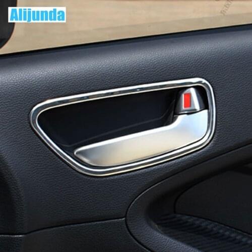 For KIA Cerato K3 2013 2016 Car-styling Car Door Bowl ABS Chrome Trim Interior Decoration Cover In Auto accessories