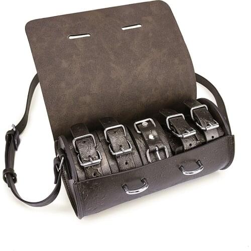 Leather Handcuffs Ankle cuffs Neck Bondage Suit SM Game Restraint Bundled PU Roller Handbag storage Binding Outdoor portable bag