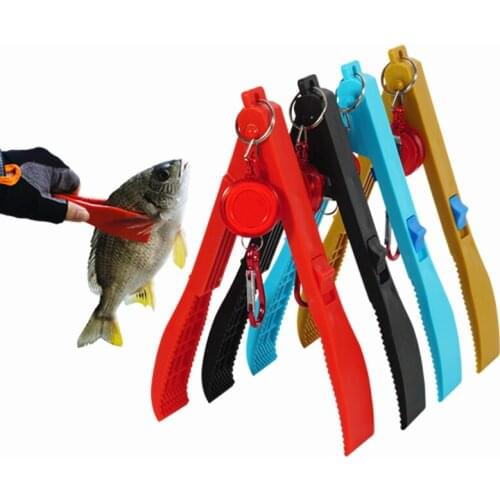 Multifunctional Fishing Fish Clip Hand Controller Tackle Tool Fishing Body Grip Clamp Gripper Grabber with Lock Switch Trigger