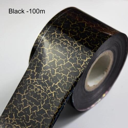 4CM*100M Marble Crack Transfer Foils Nail Art Sticker Galaxy Nail Art Decals Wrap Slider for Nails Art Decorations Tips Papers