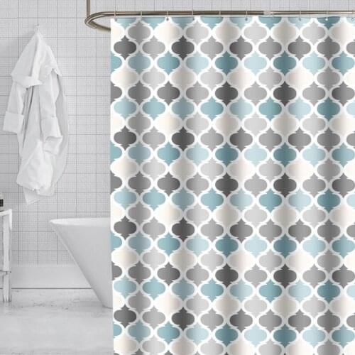 Refreshing Quick Dry Shower Curtain Colorful Lanterns Bathroom Curtains Home Decoration Polyester Waterproof YL-0004