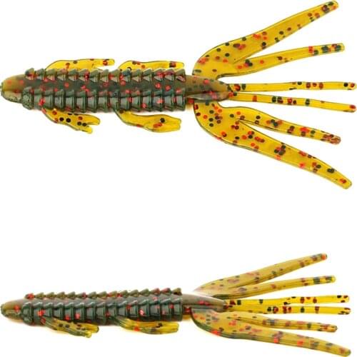 10pcs/lot 90mm 3.7g Soft lures for fishing grub silicone jigging wobbler artificial grub crankbait
