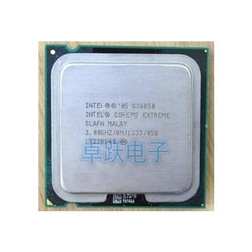 Intel Core 2 Extreme QX6850 3.00 GHz 8MB 1333MHz CPU LGA775 (working 100% Free Shipping)