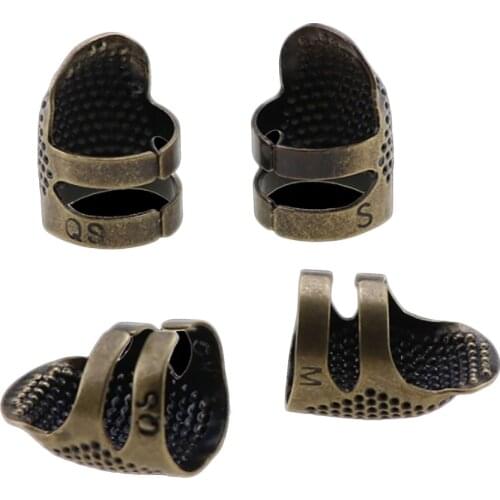 INNE 1 PCs Old Retro Finger Guard Ring Manual Work Needle Thimble Crafts Home DIY Sewing Tools Accessories Parts Useful Supply