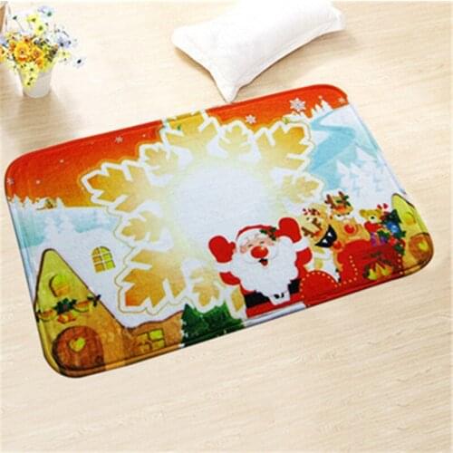 Christmas Decoration Floor Mat Living Room Children Room Water Absorbent Pad Door Mat Anti Slip Mat For Bathroom tapis toilette