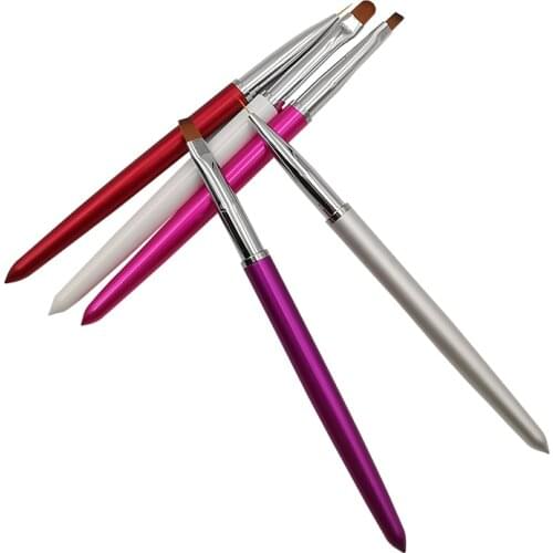 Nail Brush Pen 1Pcs UV Gel Nail Art Tips Builder Brush Nail Design Painting Brush Pen Nail Art Liner Nylon Brushes Pen