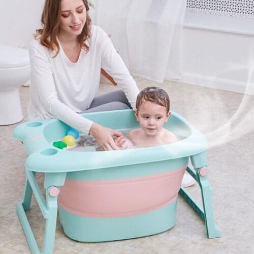 0--10 years old Baby 3 in 1bathtub folding bathtub for kids anti-slip folding Bath barrel Swimming Pool healthy TPR material