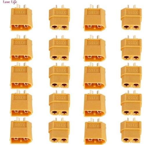 10/20PCS XT60 XT-60 XT 60 Plug Male Female Bullet Connectors Plugs For RC Lipo Battery Wholesale 5Pairs/10Pairs