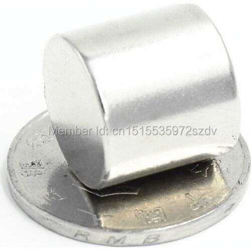 100pcs Strong Round Dia 16mm x 10mm N35 Rare Earth Neodymium Magnet Art Craft Fridge 16x10mm