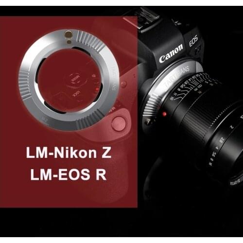 7artisans Camera Adapter Ring for Leica LM M Mount Lens to Canon EOS R RF Nikon Z Camera Z6 Z7