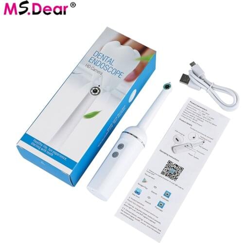 Wireless Intraoral Dental Camera Endoscope 1080p HD Oral Dental Camera 6 LED Light Camera USB 2MP Tooth Camera PC Android iOS