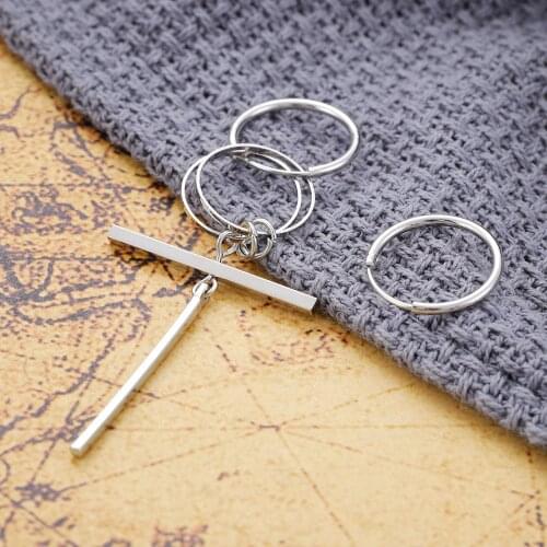 BTS Jin Taeheng Bulletproof Youth League The Same Big Hoop Earrings Simple Long Earrings Men and Women Accessories Hip Hop Punk