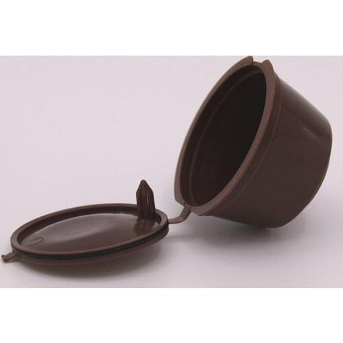 DHL 500pcs Reusable Coffee Capsule,Plastic Refillable Compatible Coffee Filter Baskets Capsules SN939