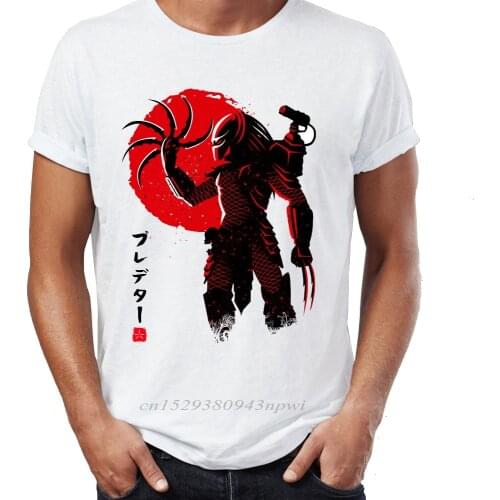 Hip Hop Men T-shirts The Predator Under The Sun Artsy Awesome Artwork Printed Street Guys Tops & Tees Swag 100% Cotton Camiseta