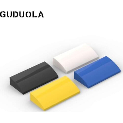 Guduola Slope 2x4 Curved with Bottom Tubes 88930 Special Bricks MOC Building Block Toys Small Particle Parts 30pcs/lot