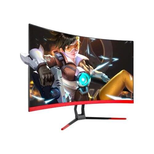 24 inch 75Hz curved screen pc monitor narrow border led smart computer monitor desktop curved lcd monitor