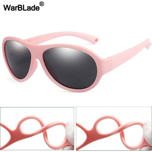 WarBlade Square Kids Polarized Sunglasses Boys Girls Children Sun Glasses TR90 Safety Baby Infant Shades Eyewear UV400 Oculos