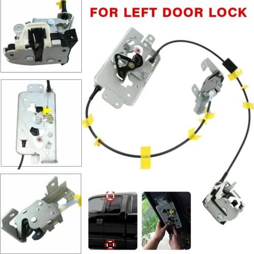 Mayitr 1set Car Left Driver Side Door Latch Cable 8L3Z18264A01B For Ford F-150 Extended Cab 04-08 Parts Accessories