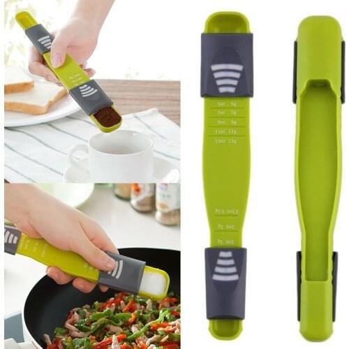 8-level Adjustable Measuring Spoon Liquid Powder Measuring Spoon Cup Cooking Baking Kitchen Gadgets Seasoning Scale