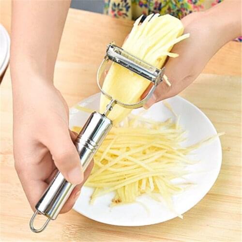 Multi-functional Stainless Steel Carrot Potato Fruit Peeler Durable Razor Sharp Cutter Shredder Slicer Vegetable Julienne Peeler
