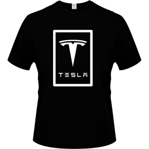 New Arrival Spring Man Short Sleeve Tesla Fashion T-Shirt Men High Quality Cotton O-Neck Short Sleeve T Shirts Male Top Tees
