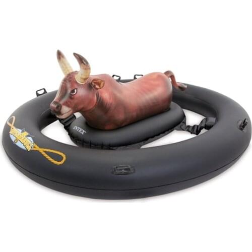 Intex Inflatabull Bull-Riding Inflatable Cowboy Swimming Pool Lake Fun Float