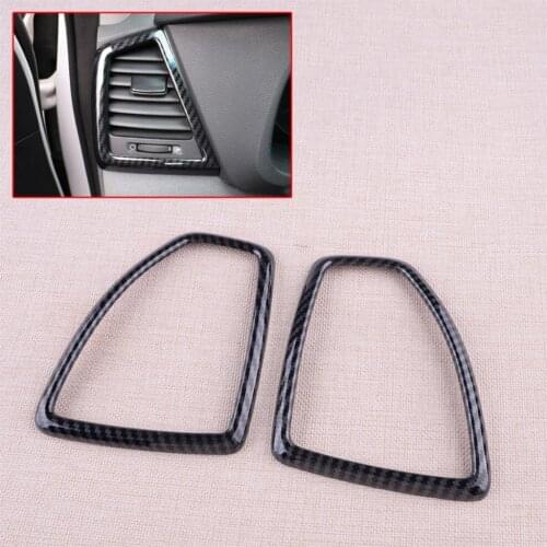 1Pair Car ABS Carbon Fiber Style Front Side Air Vent Outlet Cover Trim Fit for Hyundai Tucson 2019 Accessories