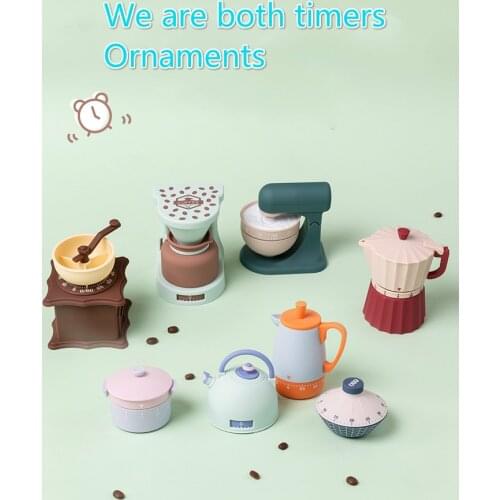 New kitchen tool timer girl heart cute kitchen stopwatch down baking simple alarm clock cooking remind students to do the timer