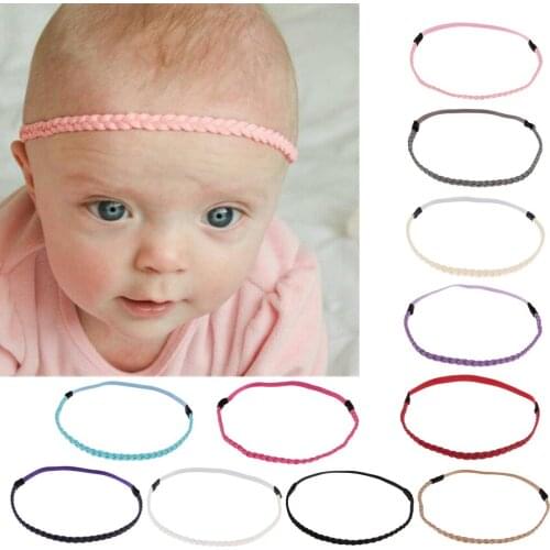 Yundfly New Toddler Spiral Vevlet Headband Baby Girls Elastci Thick Soft Hairband Children Hair Accessory