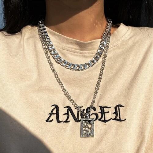 Vintage Multi Layer Auspicious Dragon Pendant Neckalces Set for Women Chunky Chain Choker Necklace Statement Jewelry Gifts