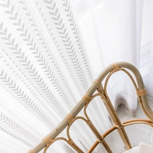 High-end Curtains for Living Dining Room Bedroomsimple and Modern Nordic Semi-shading Partition Are Light and Impenetrable