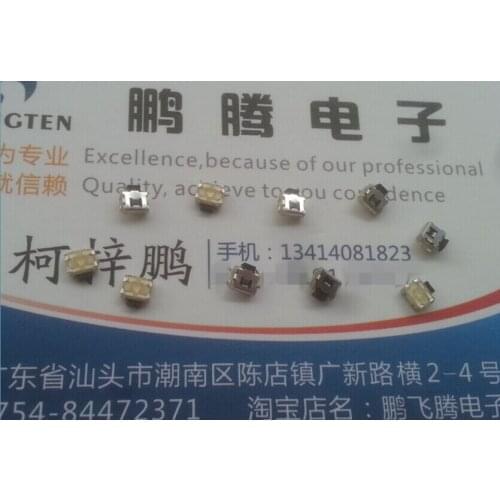 10PCS/lot NTC311-AB1J-A160T Taiwan small tortoise side button with 4-pin mobile phone digital camera touch switch 3.5*2.9