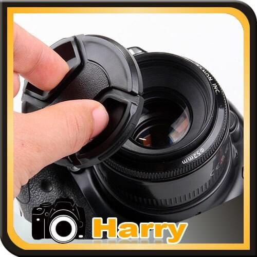 100pcs 49mm Snap-on Front Lens Cap Cover for Nex NEX5N NEX5C NEX3C NEXC3 16F28 18-55 With Anti-lost Rope