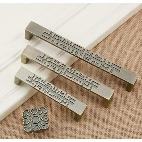 3.75'' 5'' 6.3'' 7.55'' Rhinestone Black Drawer Pull Handle Knob Cabinet Pulls Handles Kitchen Door Handles Knob Dresser Knob