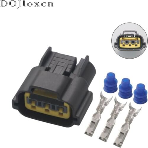 3 Pin Auto TPS Wiring Sensor Grey Sumitomo Female Waterproof Connectors Socket 6098-0141 For Nissan Free Shipping