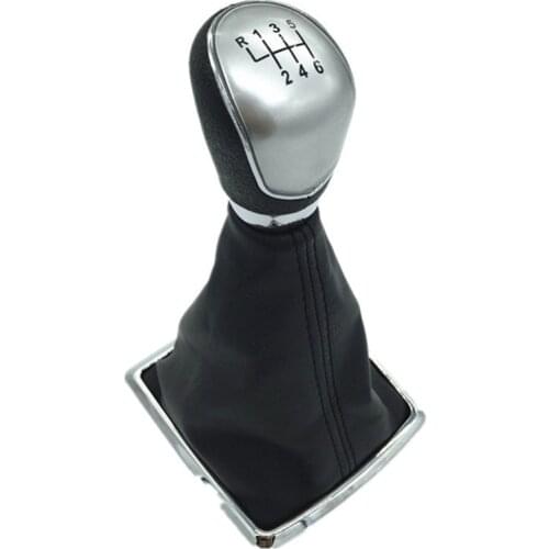 5/6 Speed PU Leather Gear Shift Knob Lever Shifter Gaitor Boot For Ford Focus 2 MK2 (05-11) C-Max (07-10) Fiesta Kuga (08-12)