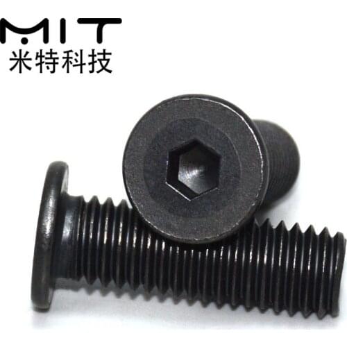 5pcs-50pcs Allen Key Head M2 M2.5 M3 Hex Socket Flat Countersunk Head Screw Carbon Steel