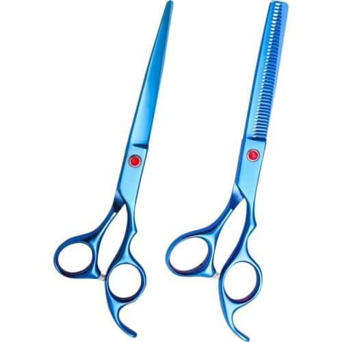7 Inch Japan Stainless Steel Dog Set Grooming Scissors Hair Professional