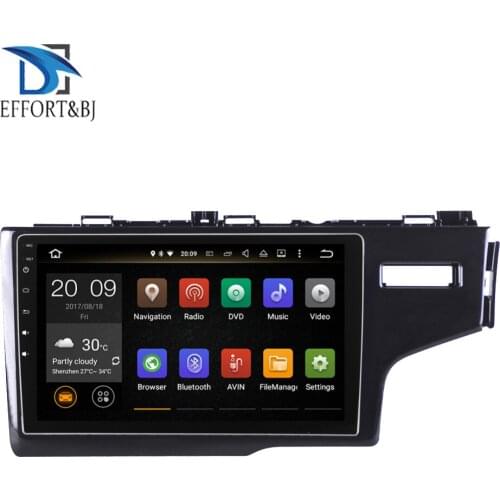 9 Inch 4GB RAM Android 9.0 IPS Screen Car Radio Stereo For Honda Fit/Jazz Right Hand Driving 2014-2019 BT Car Multimedia Player