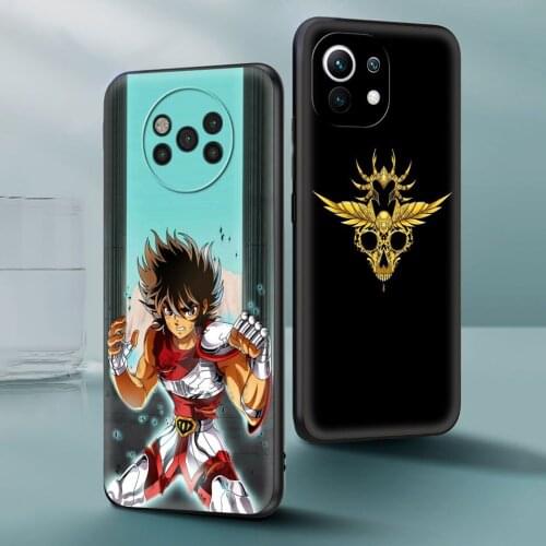 Saint Seiya Cover for Xiaomi Mi Poco X3 NFC M3 X3 Pro F3 F1 9T 10 11 Ultra Note 10 10T 5G A2 Lite Cell Phone Case